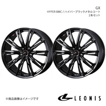 LEONIS/GX ワゴンR MH23S アルミホイール2本セット【16×5.0J 4-100 INSET45 HYPER BMC】0040957×2_画像1