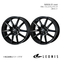 LEONIS/NAVIA 01 next ステラ RN1/RN2 アルミホイール2本セット【15×4.5J 4-100 INSET45 PBK】0039678×2_画像1