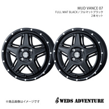 WEDS-ADVENTURE/MUD VANCE 07 ワゴンR MH35S/MH55S アルミホイール2本セット【14×4.5J 4-100 INSET45 FULL MAT BLACK】0040529×2_画像1