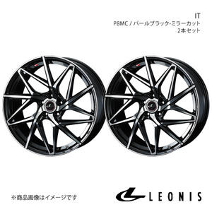 LEONIS/IT クラウン 170系 純正タイヤサイズ(195/65-15) アルミホイール2本セット【15×6.0J 5-114.3 INSET43 PBMC】0040564×2