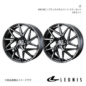 LEONIS/IT ストリーム RN6/RN7/RN8/RN9 アルミホイール2本セット【17×6.5J 5-114.3 INSET52 BMCMC】0040591×2