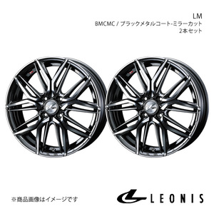 LEONIS/LM ワゴンR MH23S アルミホイール2本セット【14×4.5J 4-100 INSET45 BMCMC】0040769×2