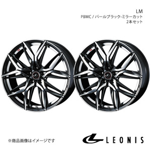 LEONIS/LM シルフィ B17 アルミホイール2本セット【15×6.0J 5-114.3 INSET43 PBMC】0040779×2