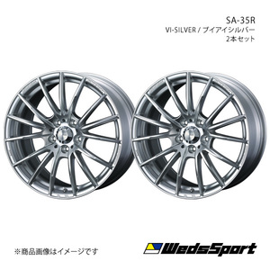 WedsSport/SA-35R クラウンマジェスタ 210系 4WD アルミホイール2本セット【18×8.5J 5-114.3 INSET35 VI-SILVER】0073622×2