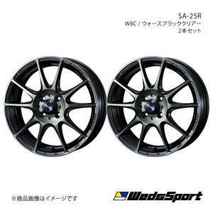 WedsSport/SA-25R ミライース LA300系 アルミホイール2本セット【15×5.0J 4-100 INSET45 WBC】0073683×2