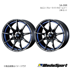 WedsSport/SA-99R ロードスターRF NDERC ブレンボキャリパー除く アルミホイール2本セット【17×6.5J 4-100 INSET42 BLC2】0073871×2