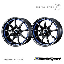 WedsSport/SA-99R インプレッサWRX STI GDB アルミホイール2本セット【18×7.5J 5-100 INSET45 BLC2】0073899×2_画像1