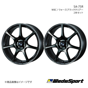 WedsSport/SA-75R N-BOX/N-BOX＋/N-BOX SLASH JF1/JF2 アルミホイール2本セット【15×5.0J 4-100 INSET45 WBC】0073970×2