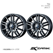 Zamik/Tito ロードスター NB系 アルミホイール2本セット【15×5.5J 4-100 INSET42 ディープメタル】0037586×2_画像1