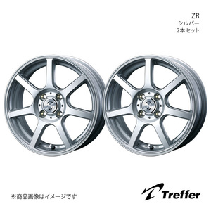 Treffer/ZR アルト/アルトエコ HA25S/HA35S アルミホイール2本セット【13×4.5J 4-100 INSET45 シルバー】0034180×2