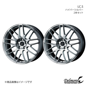 Delmore/LC.S IS350/IS200t 30系 アルミホイール2本セット【18×8.0J 5-114.3 INSET45 ハイパーシルバー】0039246×2