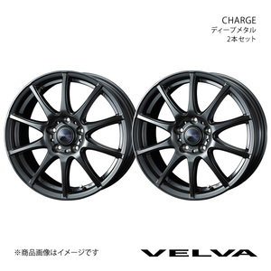 VELVA/CHARGE インプレッサG4 GJ系 アルミホイール2本セット【15×6.0J 5-100 INSET43 ディープメタル】0040168×2