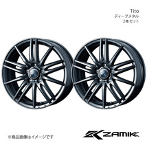 Zamik/Tito CR-V RE3/RE4 アルミホイール2本セット【18×7.5J 5-114.3 INSET55 ディープメタル】0040255×2_画像1