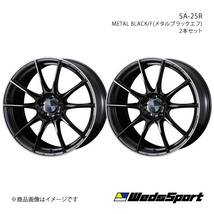 WedsSport/SA-25R C-HR 10/50系 アルミホイール2本セット【19×8.0J 5-114.3 INSET45 METAL BLACK/F】0073814×2_画像1