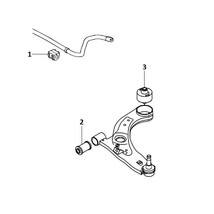 SIBERIAN BUSHING ロワアーム後方用ウレタンブッシュ パッソ QNC10 Frサスペンション 1個 1-06-1520 48069-B1090/48068-B1010/48068-B1090_画像3