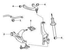 SIBERIAN BUSHING アッパーアーム用ウレタンブッシュ IS F USE20 Frサスペンション 1個 1-06-2864 48610-39125/48610-39135/48610-39165/4_画像3