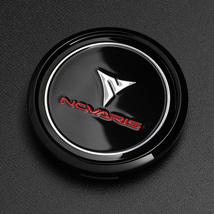 NOVARIS/ROHGUE VF マークX 120系 4WD アルミホイール2本セット【17×7.0J 5-114.3 INSET47 ピアノブラック/レッドライン】0040067×2_画像2