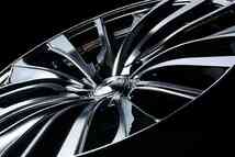 NOVARIS/ASSETE S1 クラウン 230/H30系 アルミホイール1本【19×8.0J 5-114.3 INSET45 GUN-META/RIM POLISH】0041336_画像9