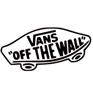 ３３ 送料無料　白　ステッカー カッティングシール VANSサーフィン