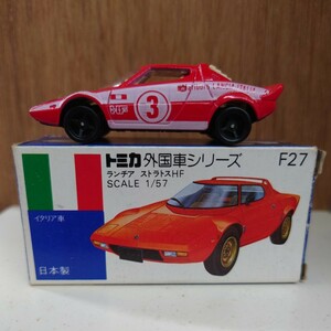 トミカ外国車シリーズ No.F8 ランチア ストラトス HF 1/57 JOY6