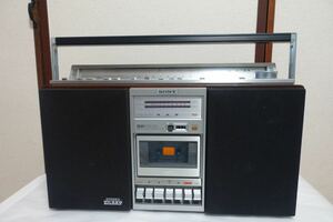 SONY CFS-V8 STEREO ZILBA'P FM/AMステレオ 昭和レトロ ソニー ラジカセ【動作品】 