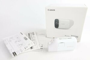 Canon Power Shot ZOOM キヤノン パワーショットズーム ホワイト 望遠鏡型カメラ【現状渡し品】★F