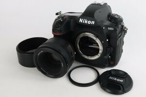 Nikon ニコン D850 デジタル一眼レフカメラ AF-S Nikkor 50mm 1.8G レンズ ⑩★F