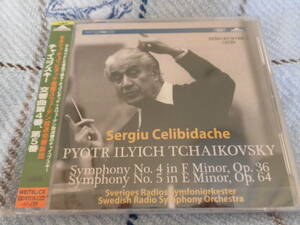 チェリビダッケ指揮／チャイコフスキー：交響曲第４番、他。(2CD)