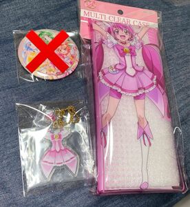 プリキュア マルチクリアケース、一番くじ コスチュームチャーム キュアハッピー スマイルプリキュア！