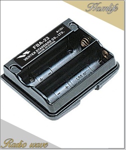 FBA-23(FBA23) アルカリ乾電池ケース(電池2本使用) YAESU 八重洲無線 VX-5 VX-6 VX-7