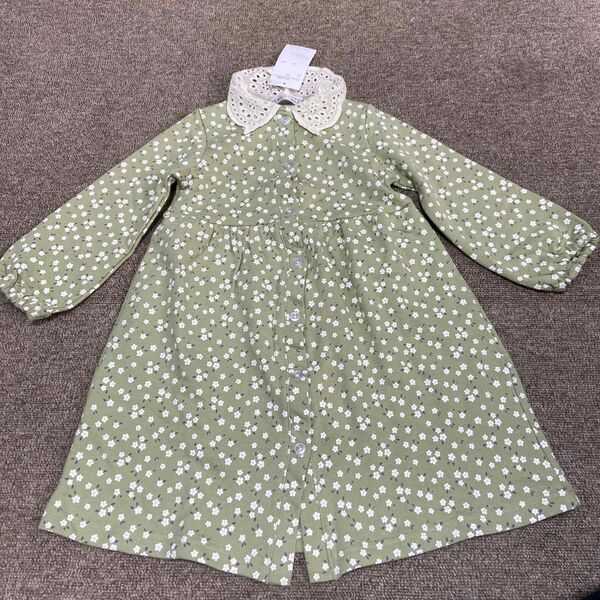 ワンピース 花柄 100cm ever closet タグ付き 新品 未使用品 長袖 女の子 子供服