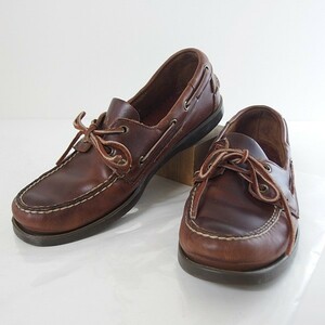 メンズ　●SEBAGO●　セバゴ　デッキシューズ　26.5cm　(us8.5　eur42)　ブラウン　匿名配送