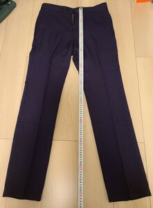 MEN'S BIGI (CROWDED CIOSET by MEN'S BIGI)　テーパードパンツ　ダークパープル　Lサイズ パンツ スラックス