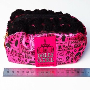 アナ スイ アナスイ ANNA SUI ドーリーガール DOLLY GIRL BY ANNA SUI ポーチ 未使用 横幅約15cm×縦約10cm×マチ約10cm バッグ