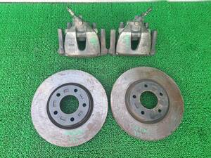 322 Mazda Biante CCEFW front brake calipers left right set disk rotor left right front caliper, rotor right left 4 point 