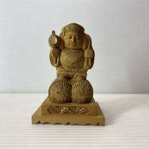 木彫り 置物 大黒天 大黒様 七福神 仏像 縁起物 彫刻 インテリア 飾