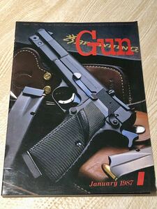 【即決】月刊　Gun 1987年1月号　◆送料無料