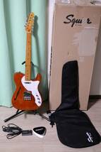 SQUIER (スクワイヤー) Classic Vibe 60s Telecaster Thinline Natural テレキャスター　シンライン _画像1