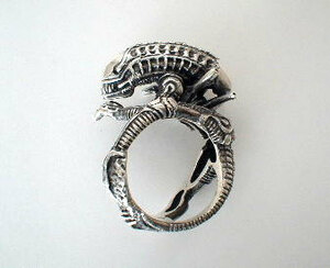 * silver 925 Alien ring 23 number new goods unused * alien ringgi-ga- Alien ring 