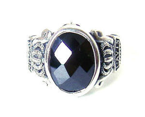 ◆ Silver 925 Oval Legendary Ring &amp; Onyx № 16 ★ Кольцо колледжа Новое неиспользованное ◆ Овальное легендарное кольцо