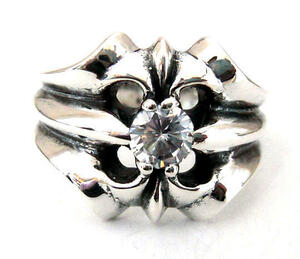 * серебряный 925 SKT кольцо with diamond 14 номер новый товар не использовался * SKT кольцо булавка кольцо для ключей 
