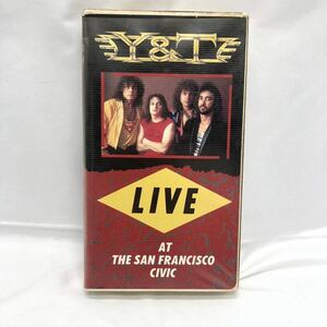 ビデオテープ　VHS Y&T LIVE 中古　YS U59A