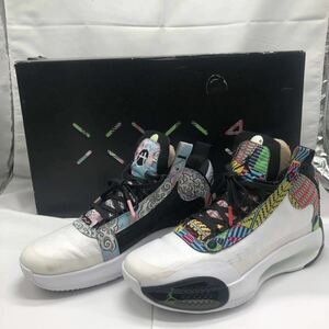 NIKE ナイキ AIR エアジョーダン34　八村塁　サイズ25cm 中古　YS B2W4