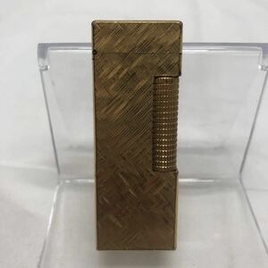 dunhill ダンヒル US.RE24163 ガスライター ゴールドカラー ローラーライター 火花確認済み　中古　YS X3CC