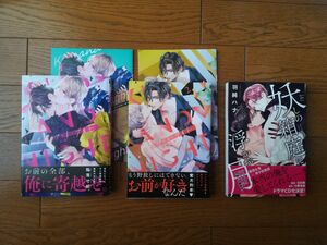 「キスアンドナイト 」1,2巻 小冊子付 「妖しの箱庭に浮かぶ月」 羽純ハナ 3冊セット