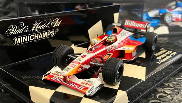 【F1ミニカー】ウィリアムズ FW21 シューマッハ スーパーテック ミニチャンプス