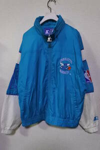 90's NBA CHALOTTE HORNETS Starter Nylon Jacket size S ホーネッツ スターター ナイロンジャケット