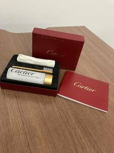 【M】Cartier カルティエ クリーニングセット ジュエリー 洗浄ジェル クロス ブラシ 掃除用品 未使用保管品