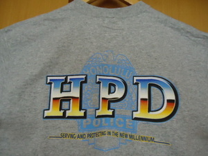  prompt decision Hawaii Honolulu Police T-shirt gray color M police 