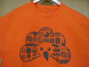  price cut Hawaii ZIPPYS Zippy z thanks gi bin g staff T-shirt orange color L